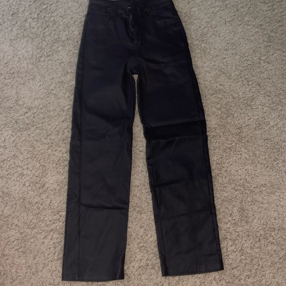 Women’s High waisted leather pants